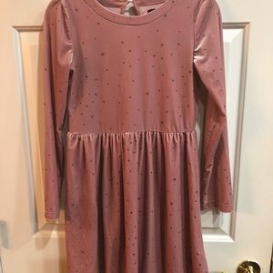 Gap Kids Girl Velour /Pink Star Dress